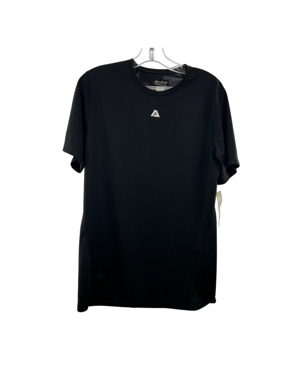 Akadema Men's Short Sleeve Active T-Shirt Black Size Medium New